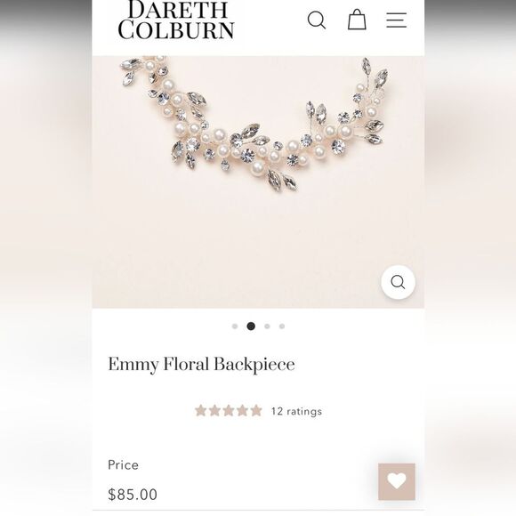 Dareth Colburn Emmy Floral Backpiece - Picture 8 of 12